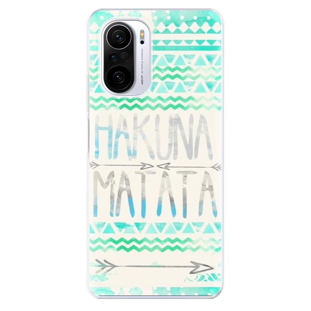 Odolné silikonové pouzdro iSaprio - Hakuna Matata Green - Xiaomi Poco F3