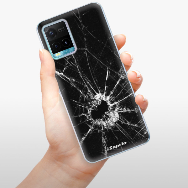 Odolné silikonové pouzdro iSaprio - Broken Glass 10 - Vivo Y21 / Y21s / Y33s