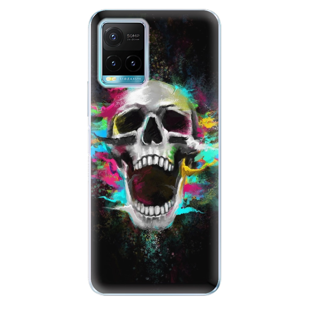 Odolné silikonové pouzdro iSaprio - Skull in Colors - Vivo Y21 / Y21s / Y33s