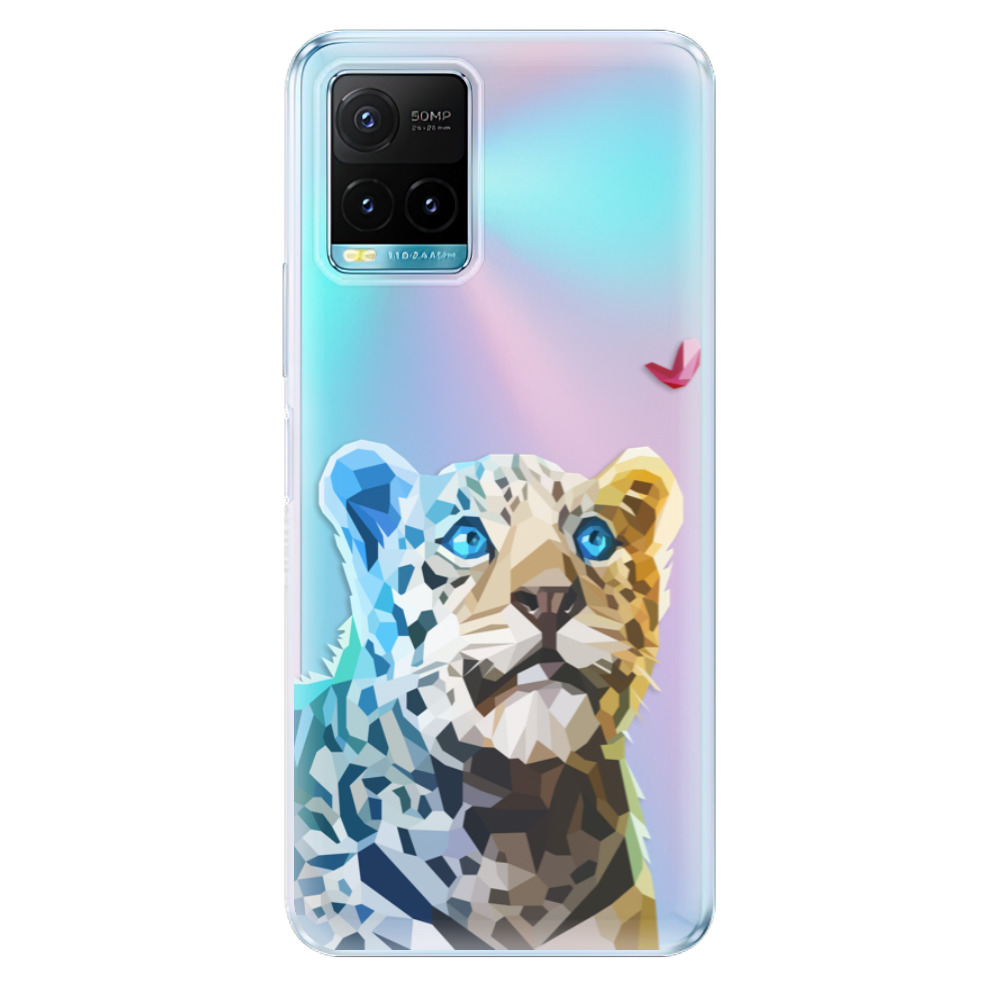 Odolné silikonové pouzdro iSaprio - Leopard With Butterfly - Vivo Y21 / Y21s / Y33s