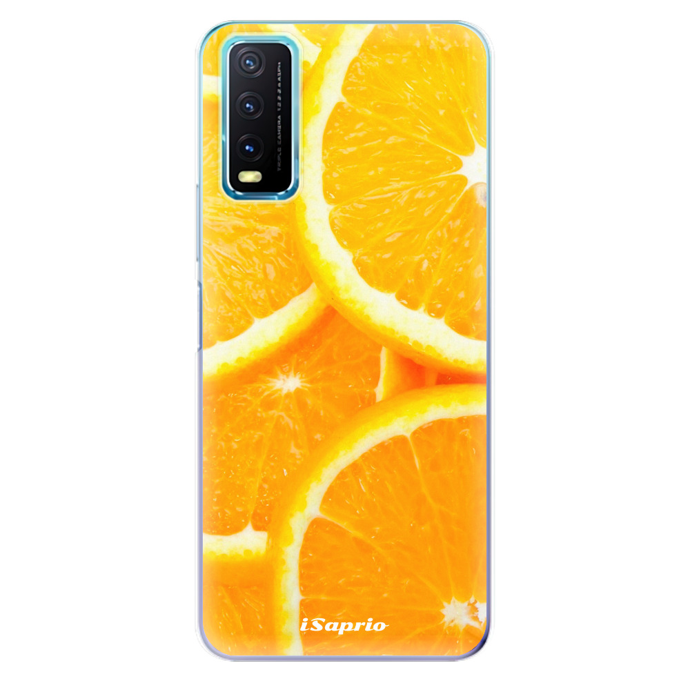 Odolné silikonové pouzdro iSaprio - Orange 10 - Vivo Y20s