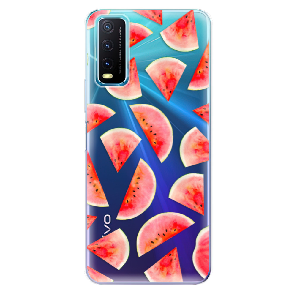 Odolné silikonové pouzdro iSaprio - Melon Pattern 02 - Vivo Y20s