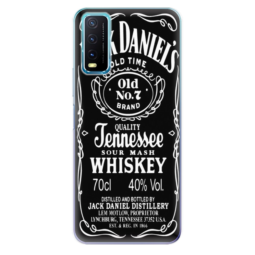 Odolné silikonové pouzdro iSaprio - Jack Daniels - Vivo Y20s