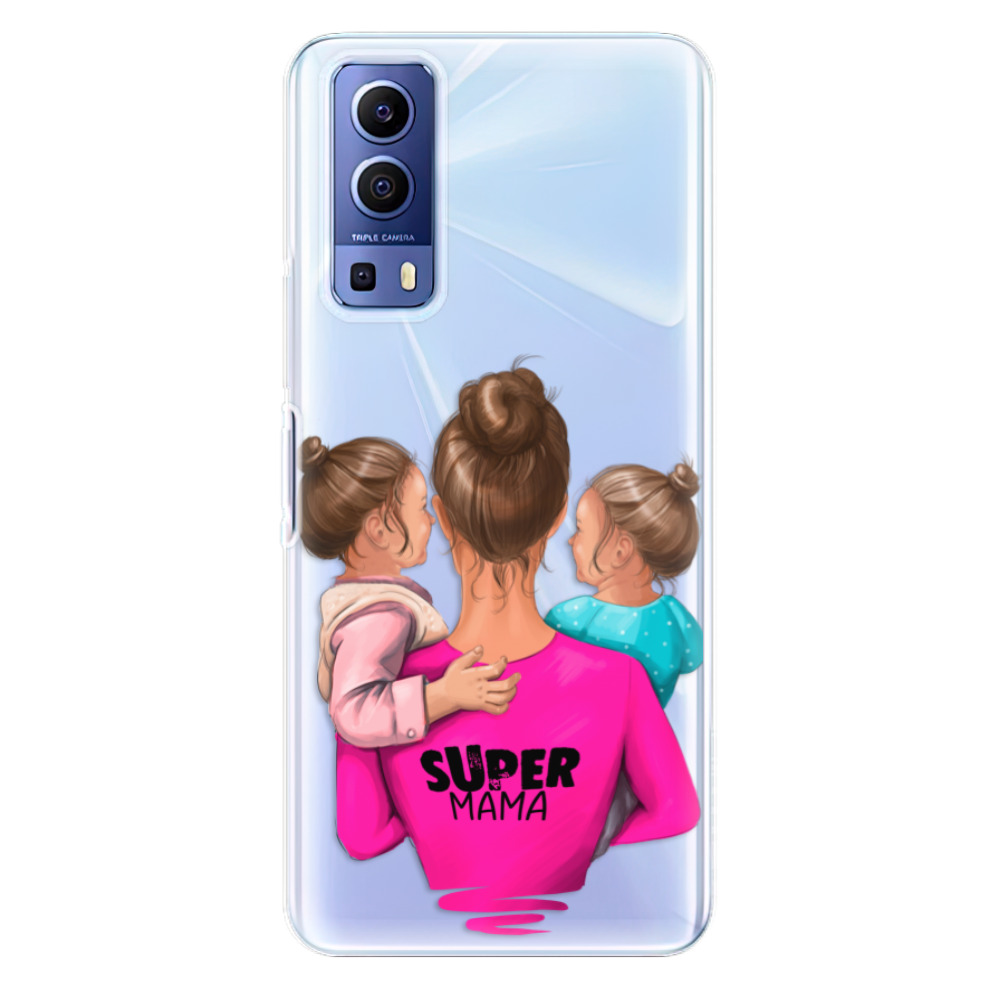 Odolné silikonové pouzdro iSaprio - Super Mama - Two Girls - Vivo Y52 5G