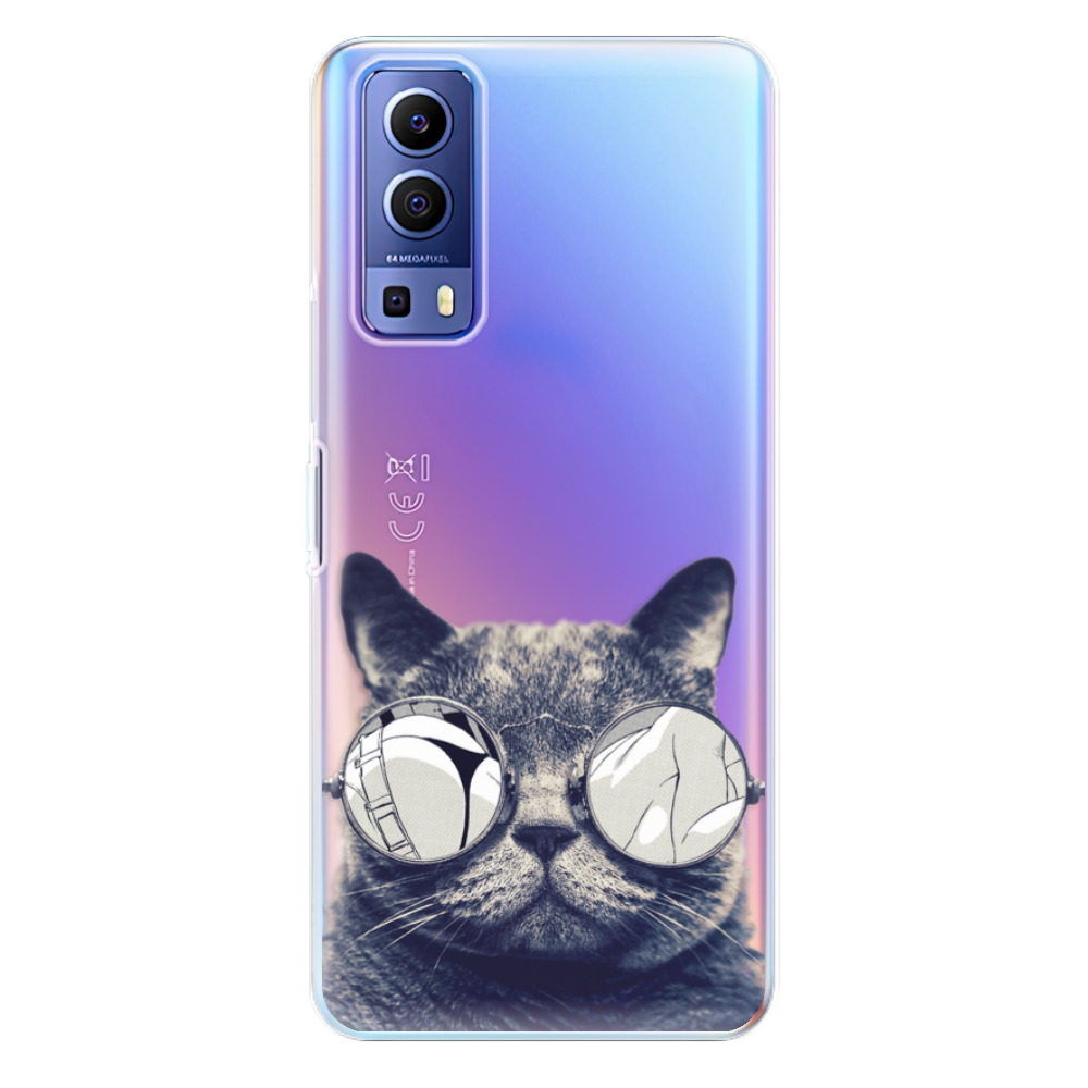 Odolné silikonové pouzdro iSaprio - Crazy Cat 01 - Vivo Y72 5G