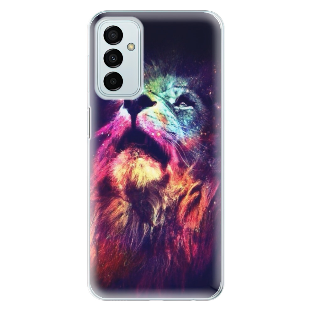 Silikonové odolné pouzdro iSaprio - Lion in Colors na mobil Samsung Galaxy M23 5G (Silikonový odolný kryt, obal, pouzdro iSaprio - Lion in Colors na mobilní telefon Samsung Galaxy M23 5G)