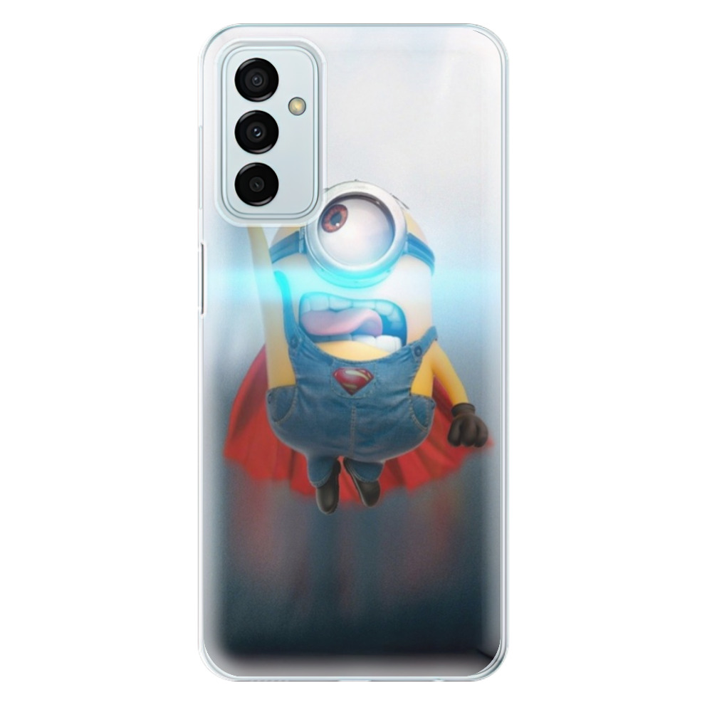 Odolné silikonové pouzdro iSaprio - Mimons Superman 02 - Samsung Galaxy M23 5G