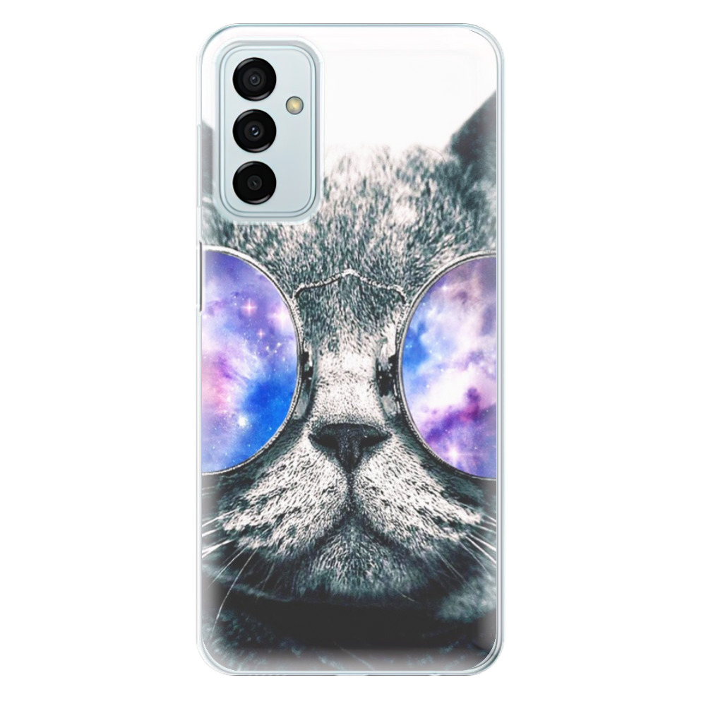 Silikonové odolné pouzdro iSaprio - Galaxy Cat na mobil Samsung Galaxy M23 5G (Silikonový odolný kryt, obal, pouzdro iSaprio - Galaxy Cat na mobilní telefon Samsung Galaxy M23 5G)