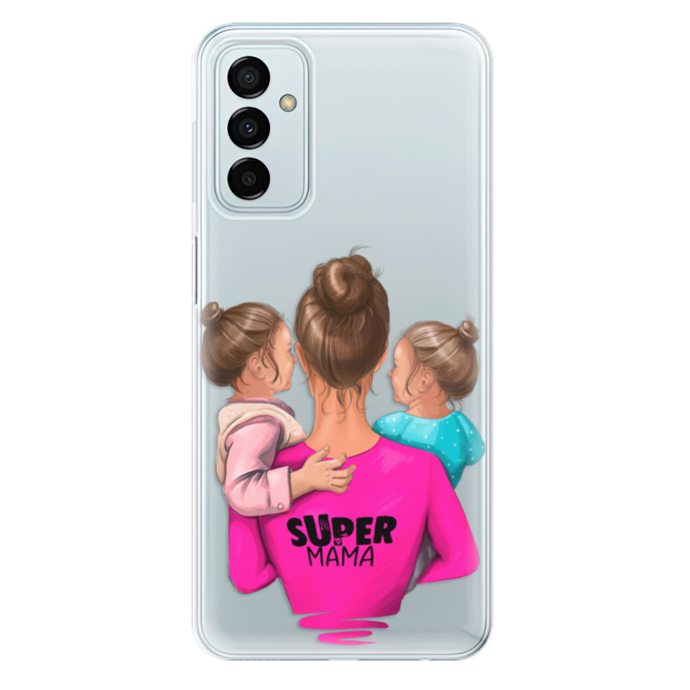 Silikonové odolné pouzdro iSaprio - Super Mama - Two Girls na mobil Samsung Galaxy M23 5G (Silikonový odolný kryt, obal, pouzdro iSaprio - Super Mama - Two Girls na mobilní telefon Samsung Galaxy M23 5G)