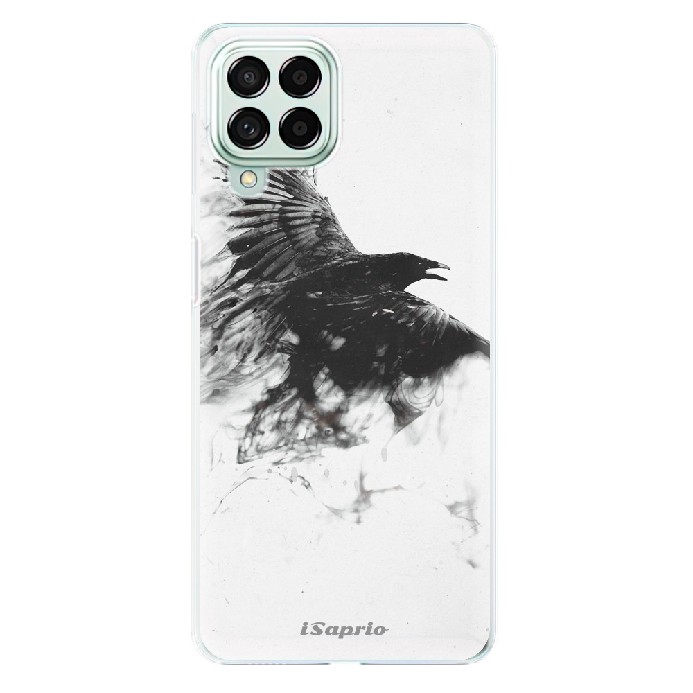Silikonové odolné pouzdro iSaprio - Dark Bird 01 na mobil Samsung Galaxy M53 5G (Silikonový odolný kryt, obal, pouzdro iSaprio - Dark Bird 01 na mobilní telefon Samsung Galaxy M53 5G)