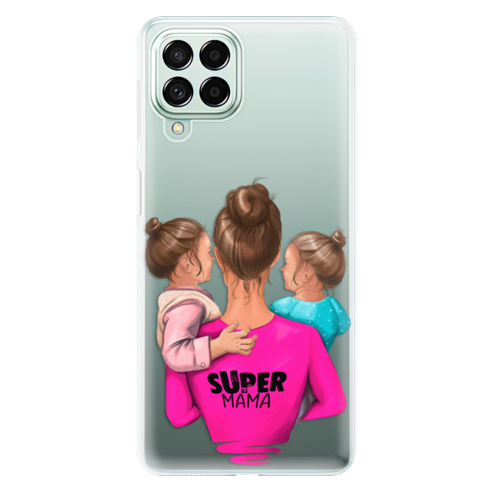 Silikonové odolné pouzdro iSaprio - Super Mama - Two Girls na mobil Samsung Galaxy M53 5G (Silikonový odolný kryt, obal, pouzdro iSaprio - Super Mama - Two Girls na mobilní telefon Samsung Galaxy M53 5G)
