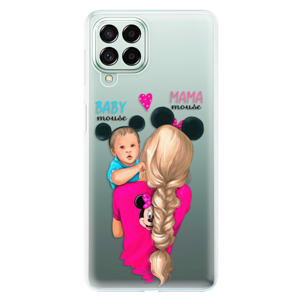 Odolné silikonové pouzdro iSaprio - Mama Mouse Blonde and Boy - Samsung Galaxy M53 5G