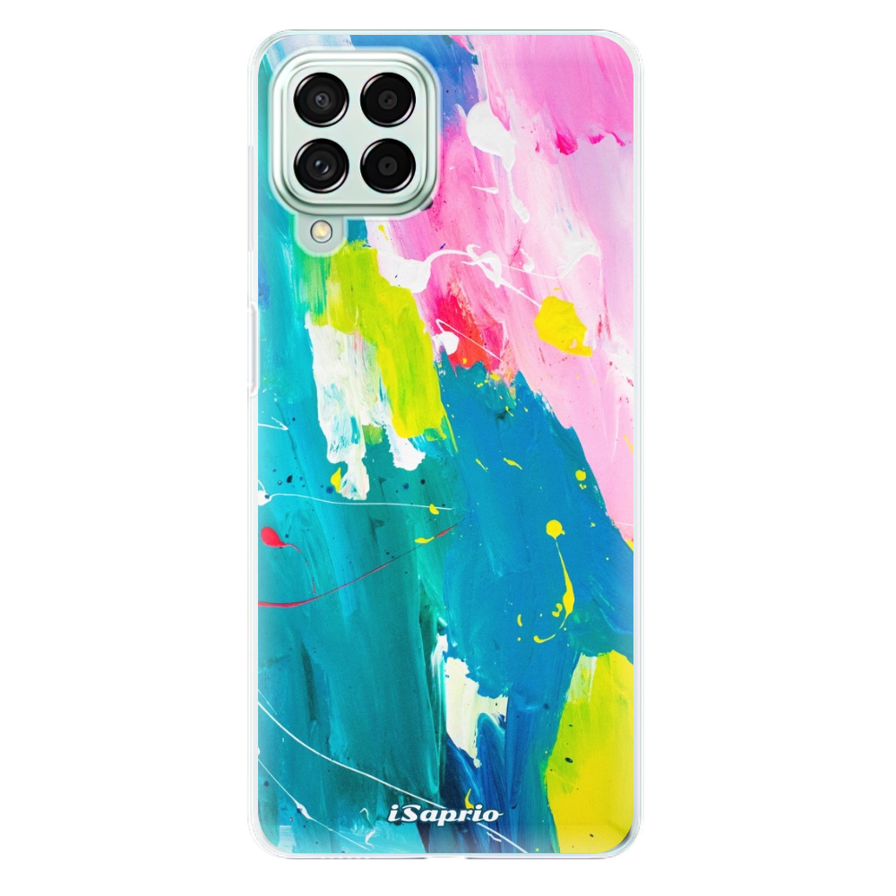 Odolné silikonové pouzdro iSaprio - Abstract Paint 04 - Samsung Galaxy M53 5G