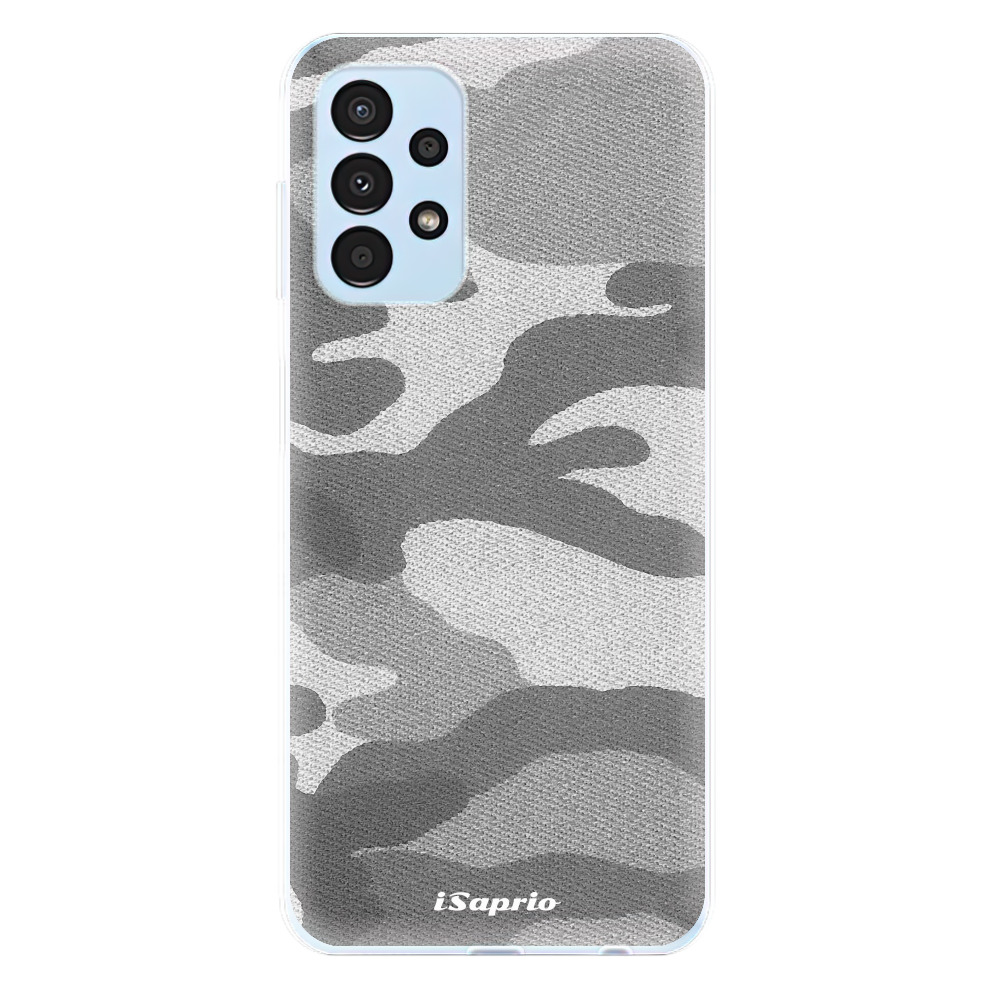 Odolné silikonové pouzdro iSaprio - Gray Camuflage 02 - Samsung Galaxy A13