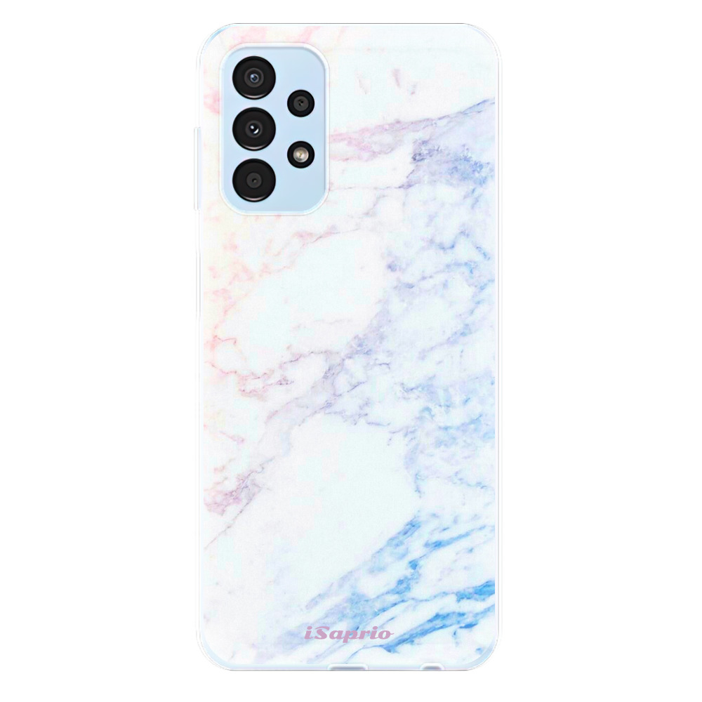 Odolné silikonové pouzdro iSaprio - Raibow Marble 10 - Samsung Galaxy A13