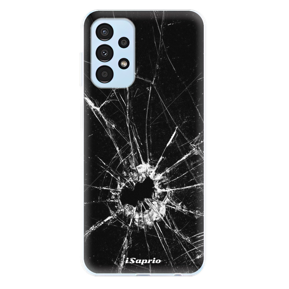 Odolné silikonové pouzdro iSaprio - Broken Glass 10 - Samsung Galaxy A13