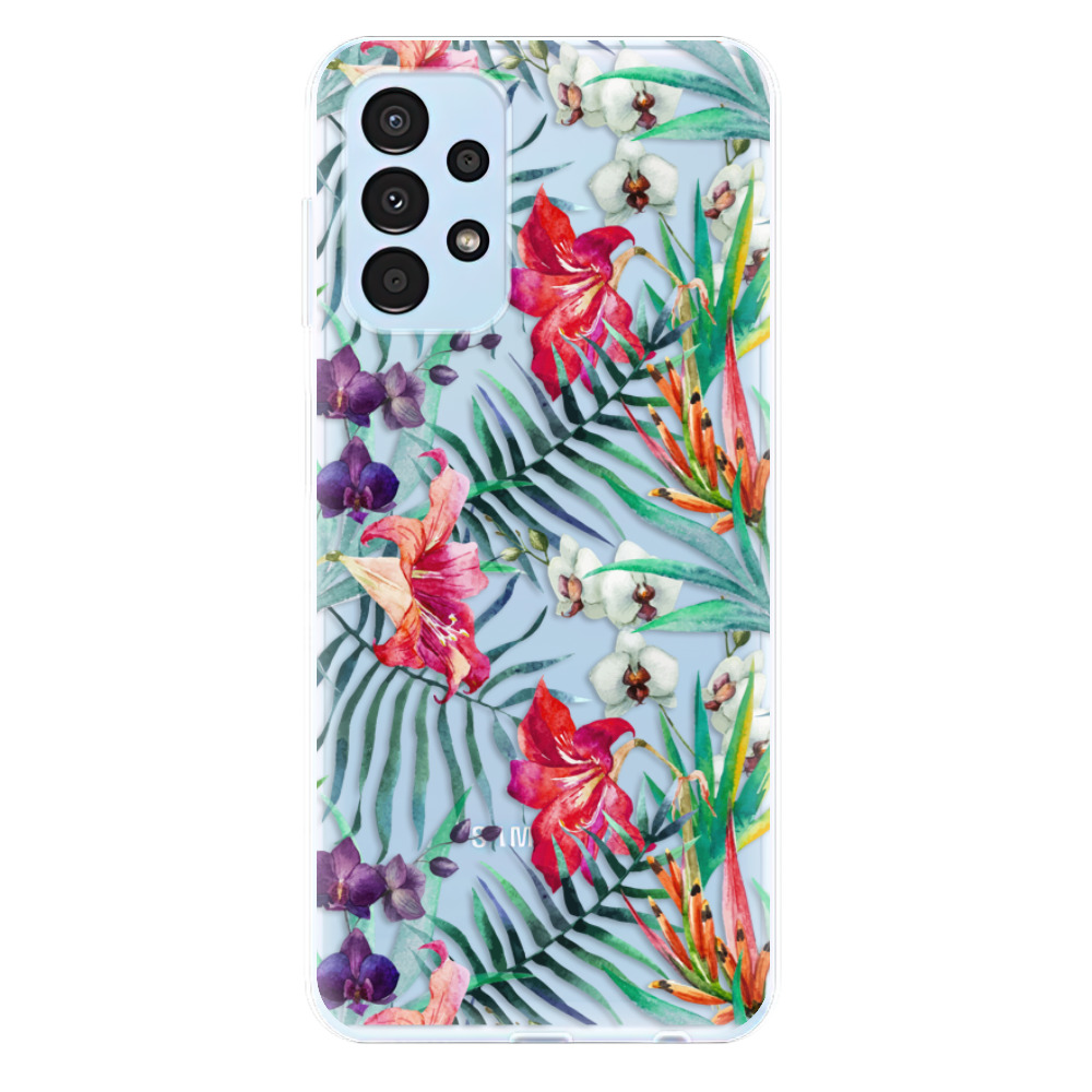 Odolné silikonové pouzdro iSaprio - Flower Pattern 03 - Samsung Galaxy A13