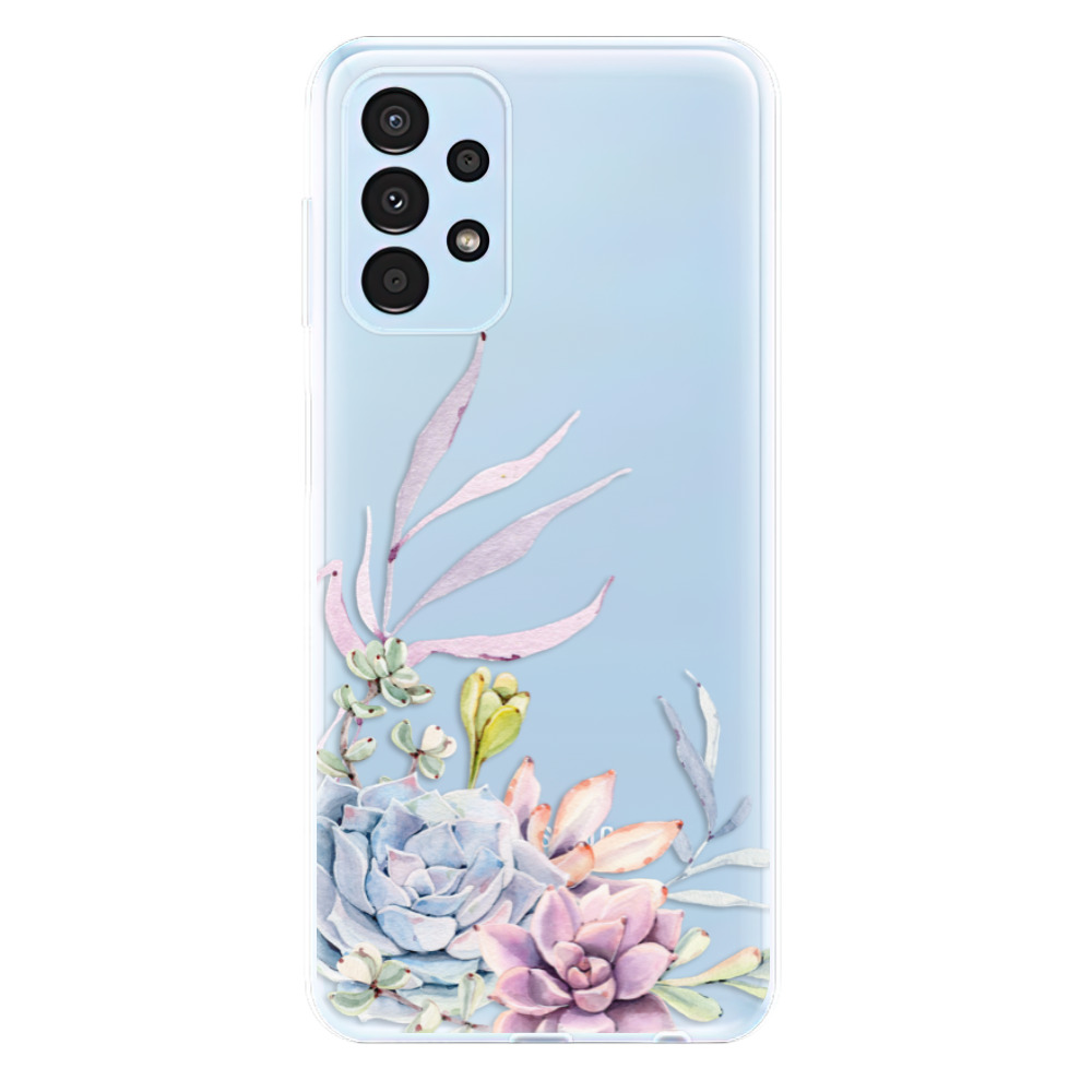 Odolné silikonové pouzdro iSaprio - Succulent 01 - Samsung Galaxy A13