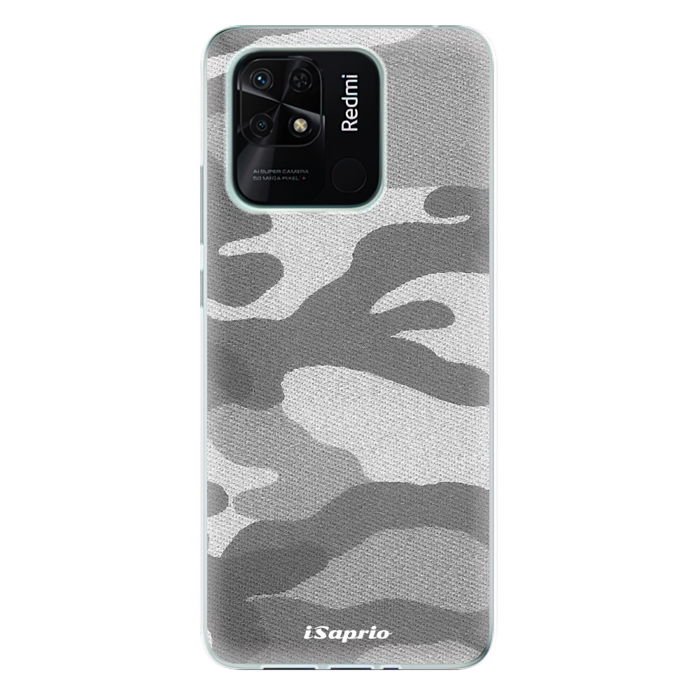 Odolné silikonové pouzdro iSaprio - Gray Camuflage 02 - Xiaomi Redmi 10C