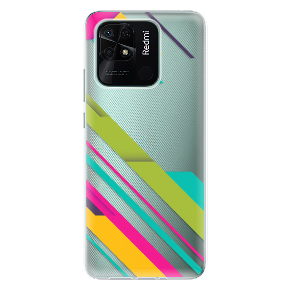 Odolné silikonové pouzdro iSaprio - Color Stripes 03 - Xiaomi Redmi 10C