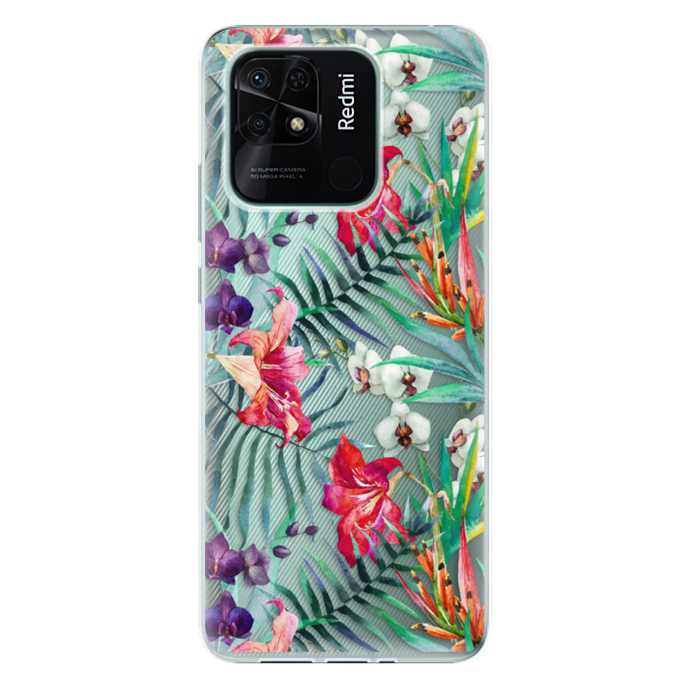 Odolné silikonové pouzdro iSaprio - Flower Pattern 03 - Xiaomi Redmi 10C