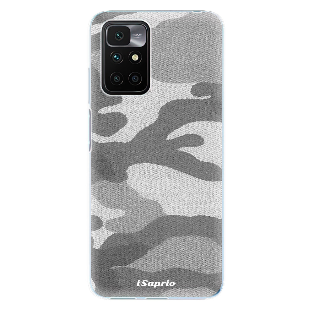 Odolné silikonové pouzdro iSaprio - Gray Camuflage 02 - Xiaomi Redmi 10