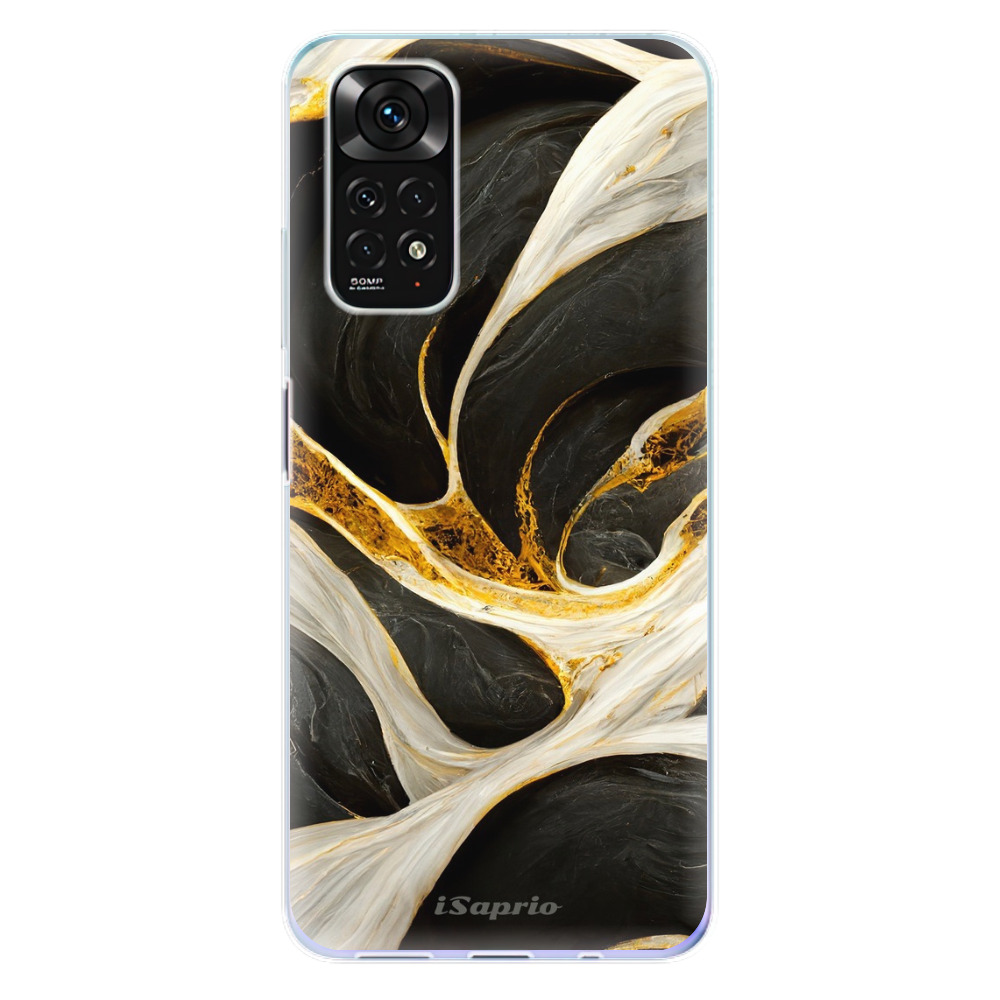 Odolné silikonové pouzdro iSaprio - Black and Gold - Xiaomi Redmi Note 11 / Note 11S