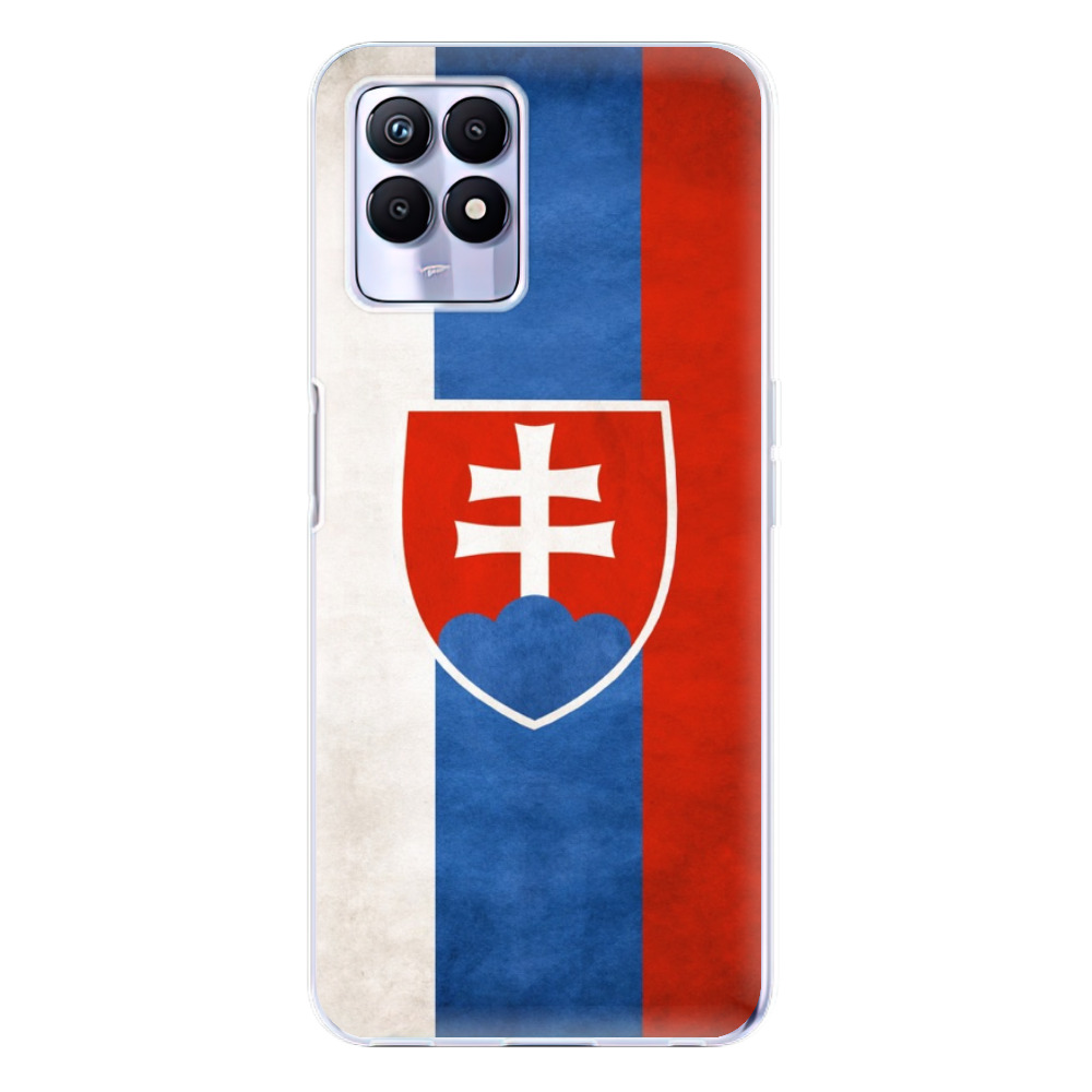 Odolné silikonové pouzdro iSaprio - Slovakia Flag - Realme 8i