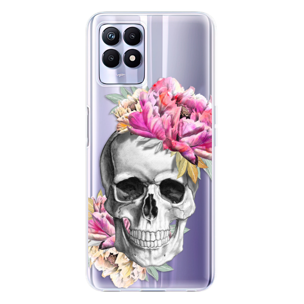 Odolné silikonové pouzdro iSaprio - Pretty Skull - Realme 8i