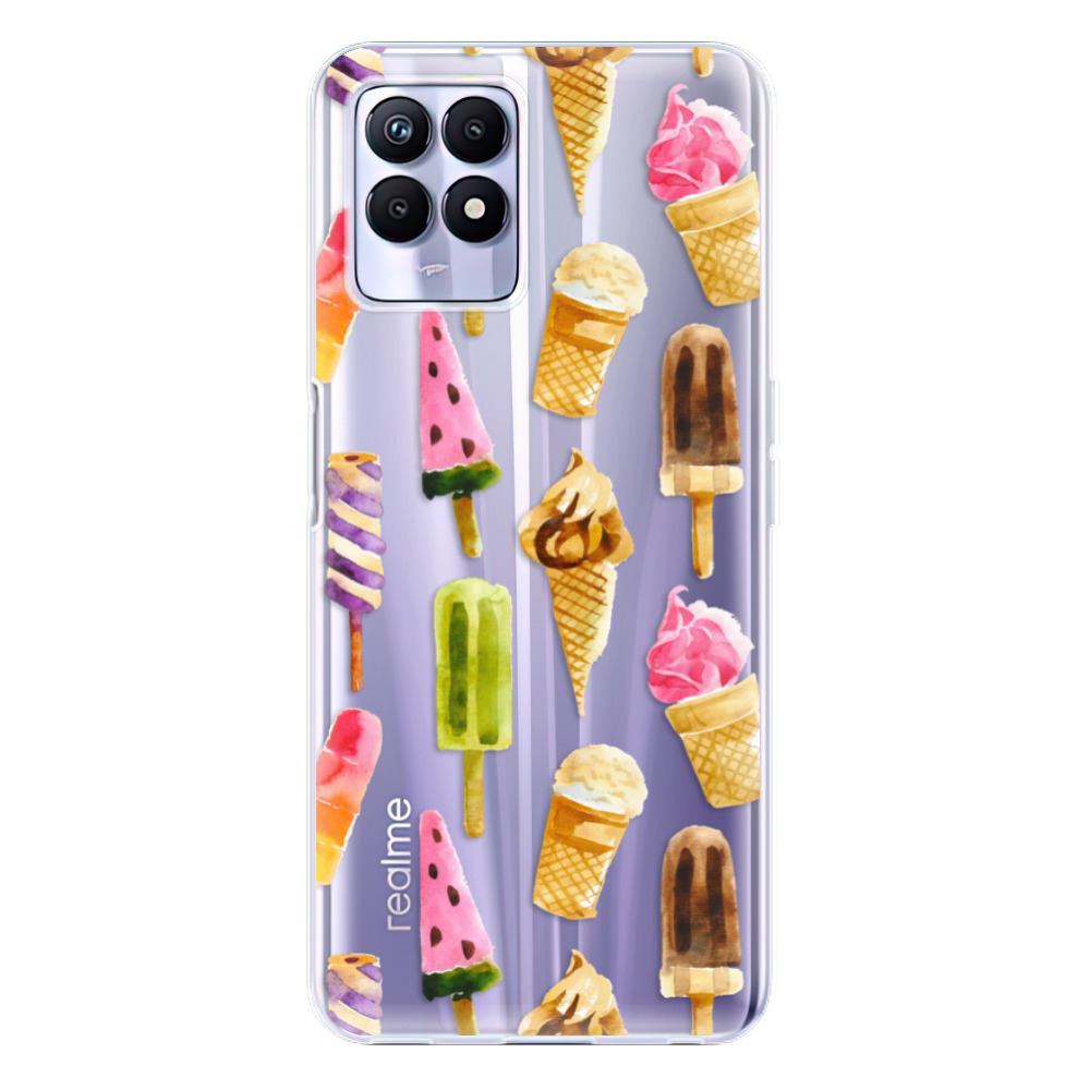 Odolné silikonové pouzdro iSaprio - Ice Cream - Realme 8i