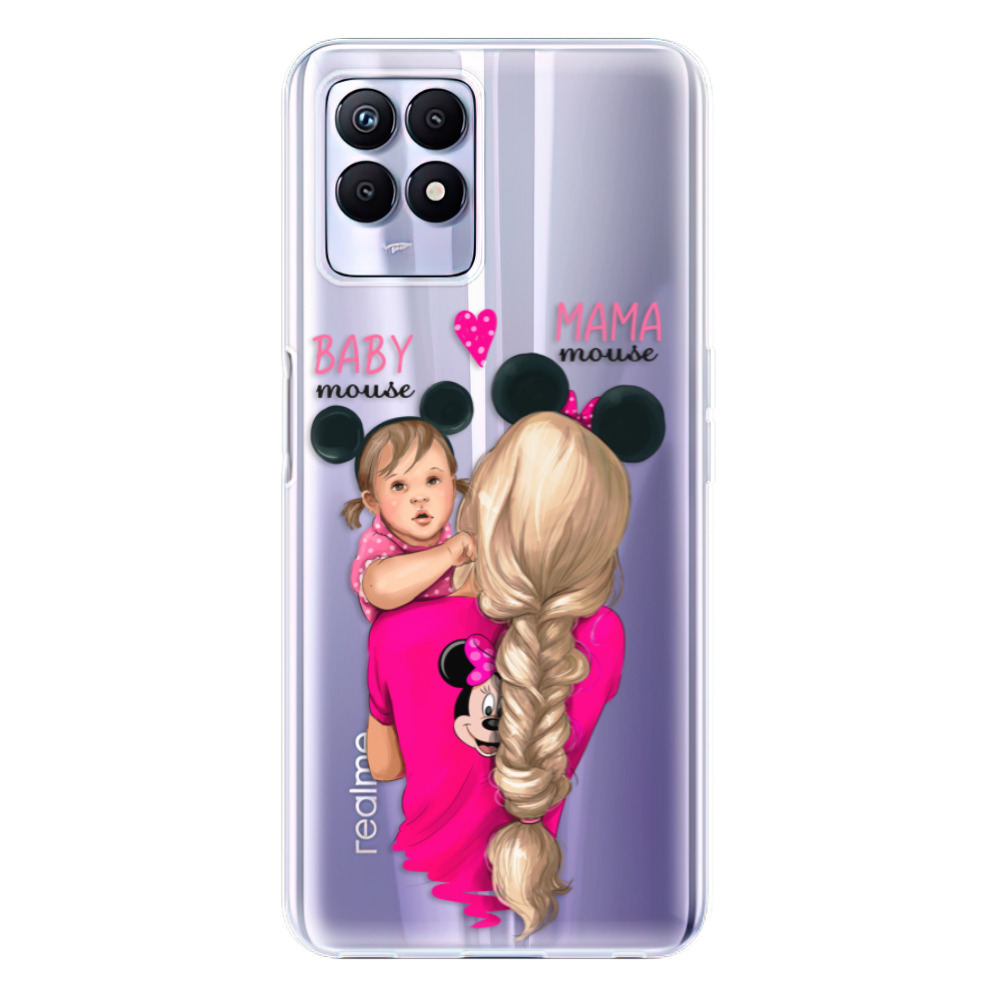 Odolné silikonové pouzdro iSaprio - Mama Mouse Blond and Girl - Realme 8i