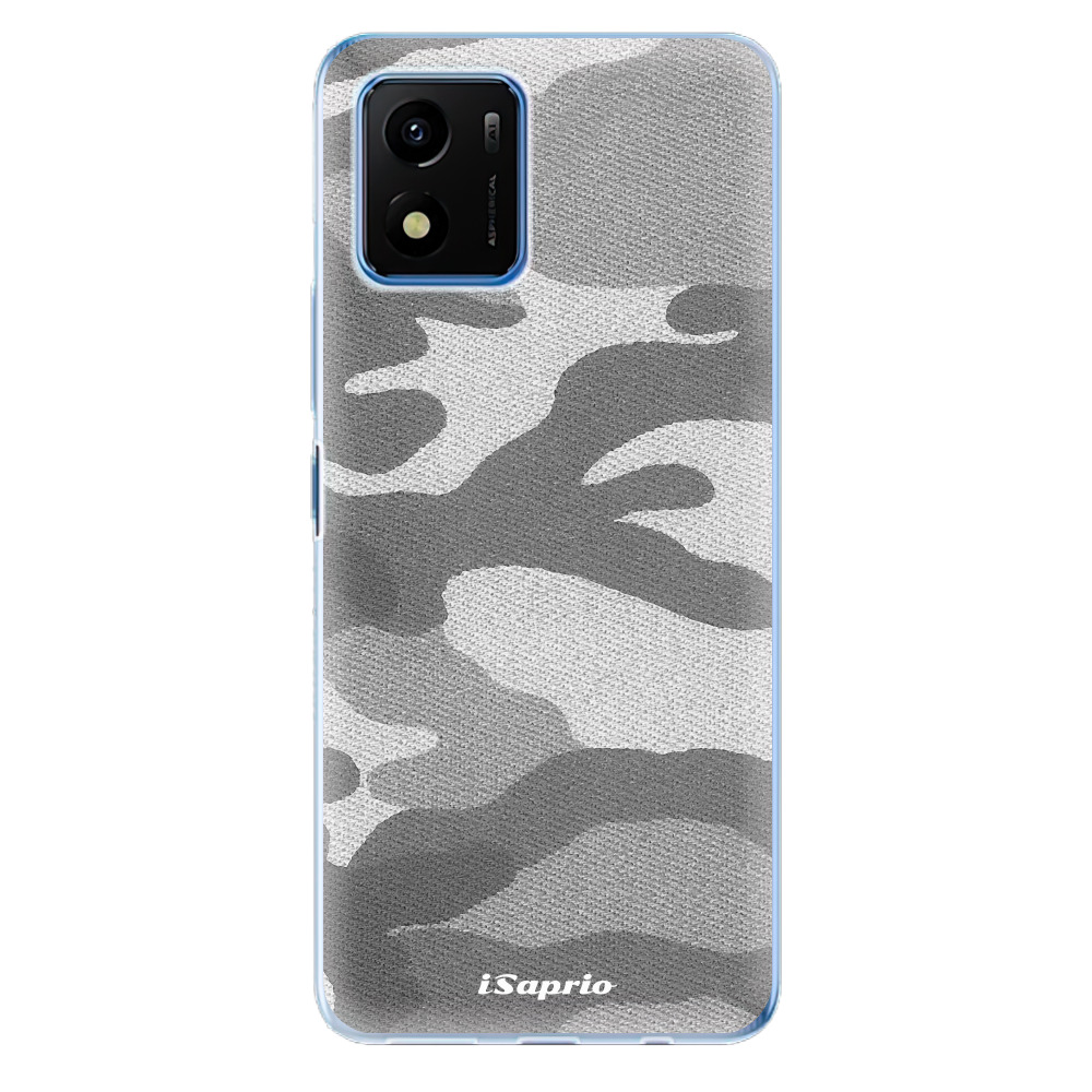 Odolné silikonové pouzdro iSaprio - Gray Camuflage 02 - Vivo Y01
