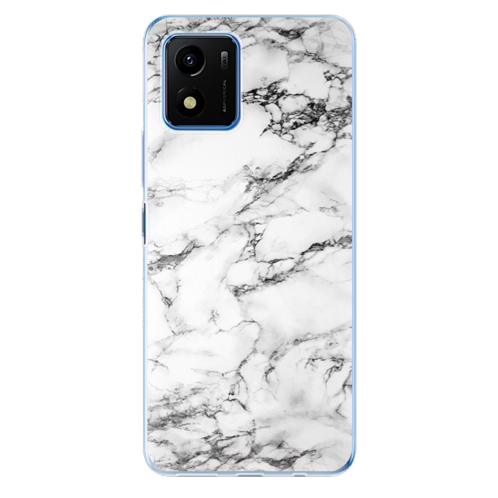 Odolné silikonové pouzdro iSaprio - White Marble 01 - Vivo Y01