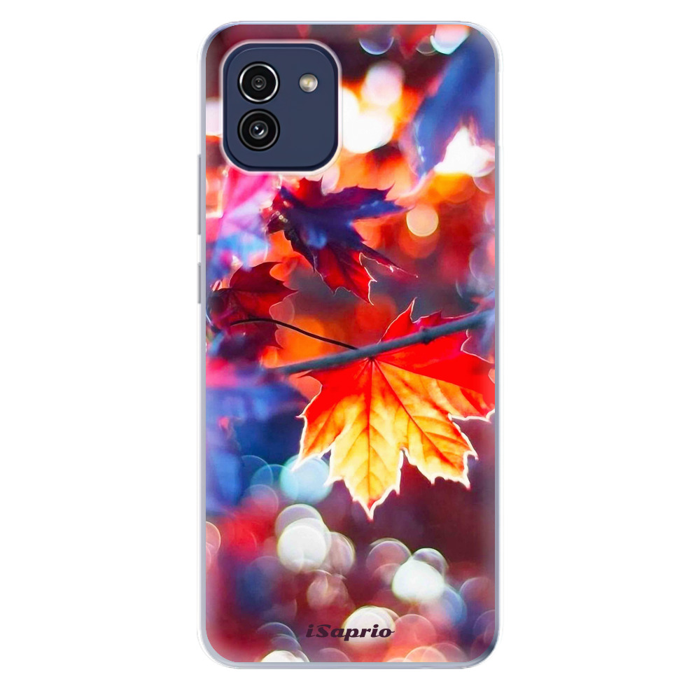 Odolné silikonové pouzdro iSaprio - Autumn Leaves 02 - Samsung Galaxy A03