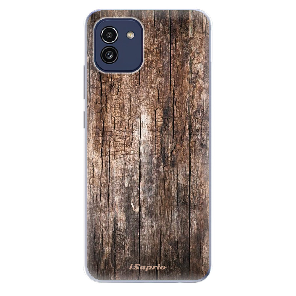 Odolné silikonové pouzdro iSaprio - Wood 11 - Samsung Galaxy A03