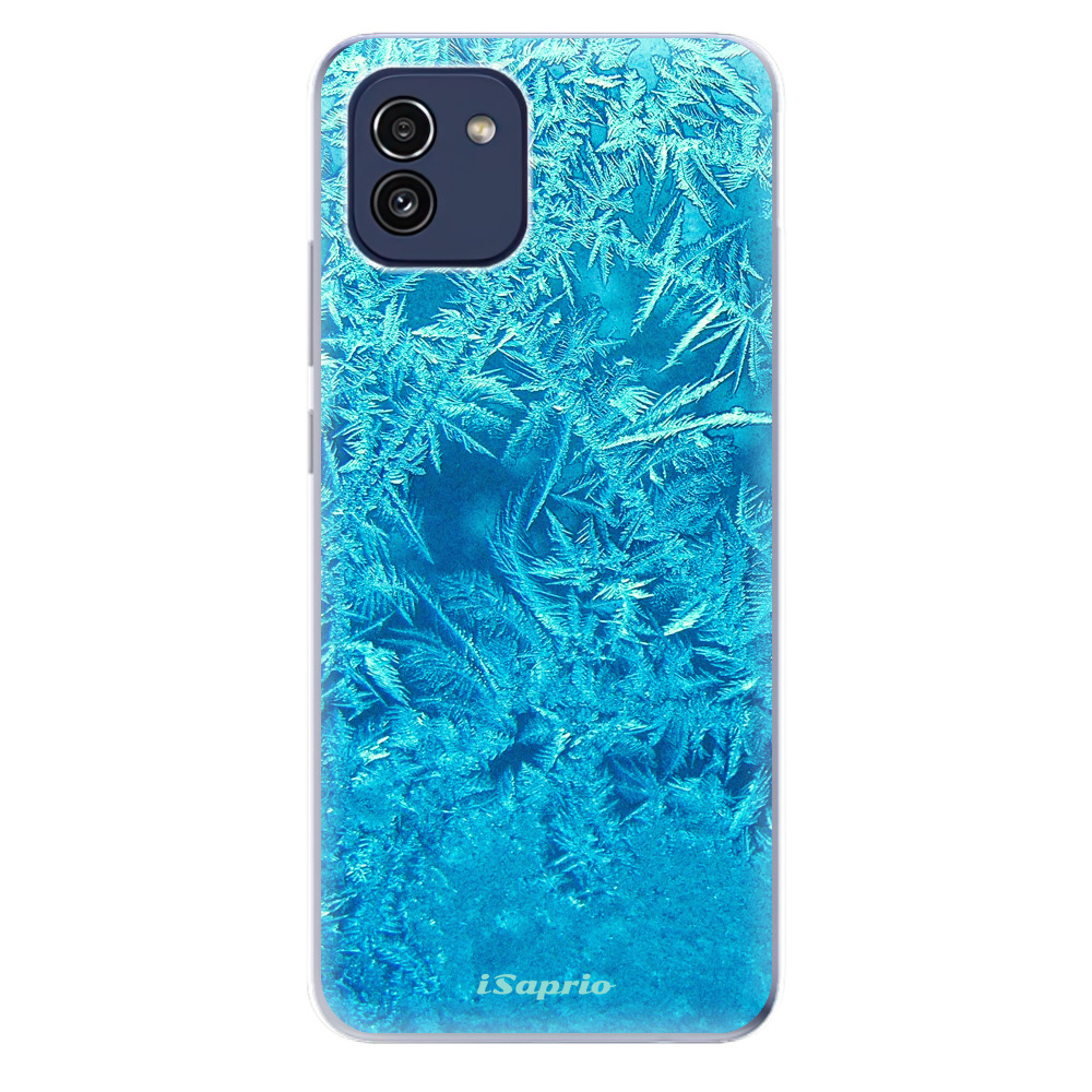 Odolné silikonové pouzdro iSaprio - Ice 01 - Samsung Galaxy A03