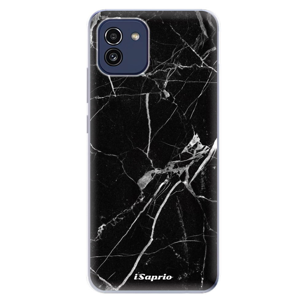 Odolné silikonové pouzdro iSaprio - Black Marble 18 - Samsung Galaxy A03