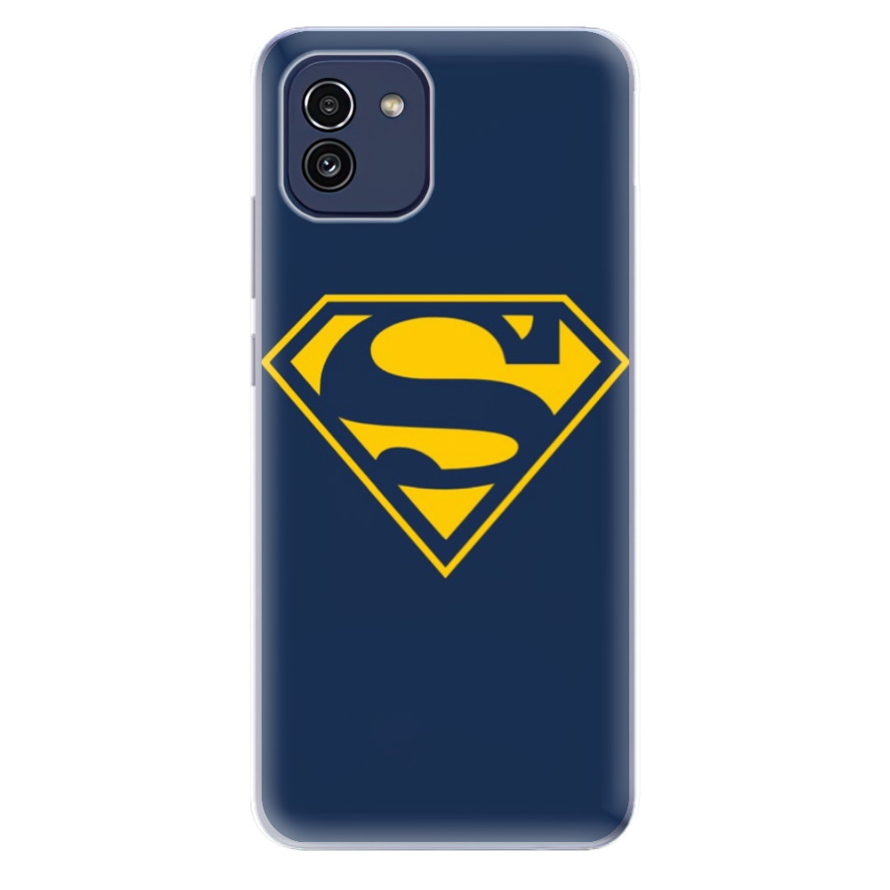 Odolné silikonové pouzdro iSaprio - Superman 03 - Samsung Galaxy A03