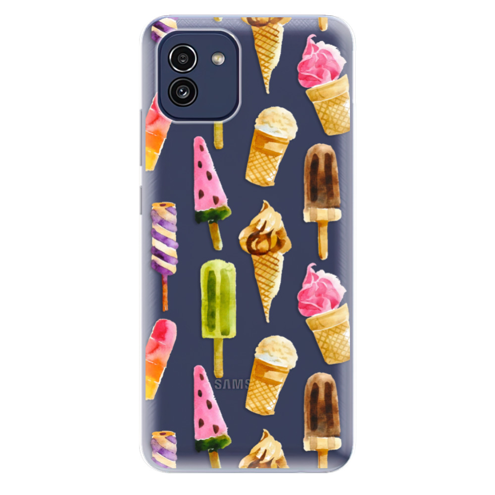 Odolné silikonové pouzdro iSaprio - Ice Cream - Samsung Galaxy A03