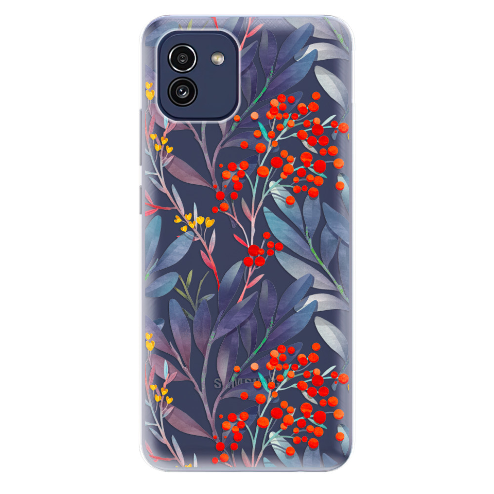 Odolné silikonové pouzdro iSaprio - Rowanberry - Samsung Galaxy A03