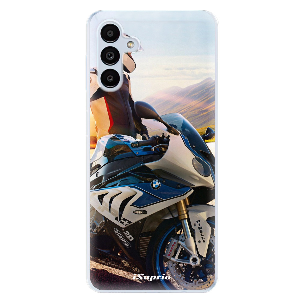 Odolné silikonové pouzdro iSaprio - Motorcycle 10 - Samsung Galaxy A13 5G