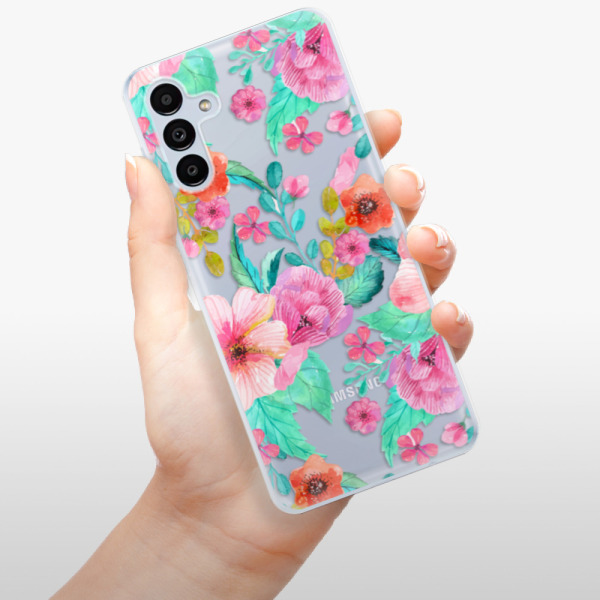 Odolné silikonové pouzdro iSaprio - Flower Pattern 01 - Samsung Galaxy A13 5G