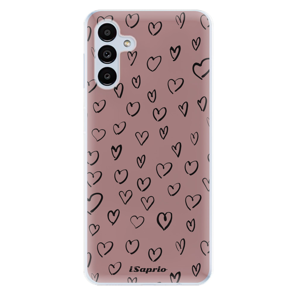 Odolné silikonové pouzdro iSaprio - Heart Dark - Samsung Galaxy A13 5G