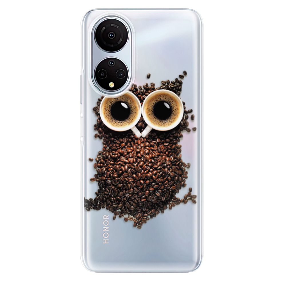 Odolné silikonové pouzdro iSaprio - Owl And Coffee - Honor X7