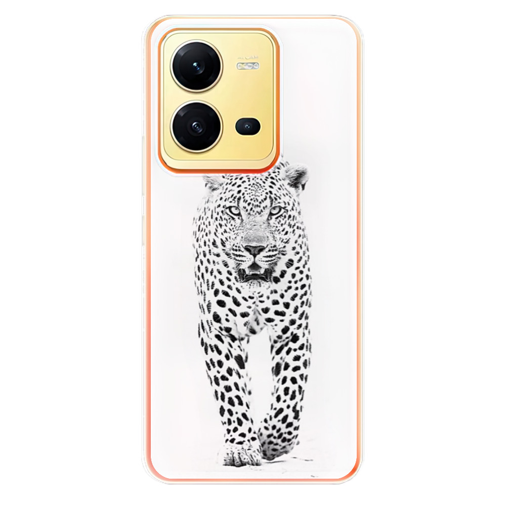 Odolné silikonové pouzdro iSaprio - White Jaguar - Vivo X80 Lite 5G