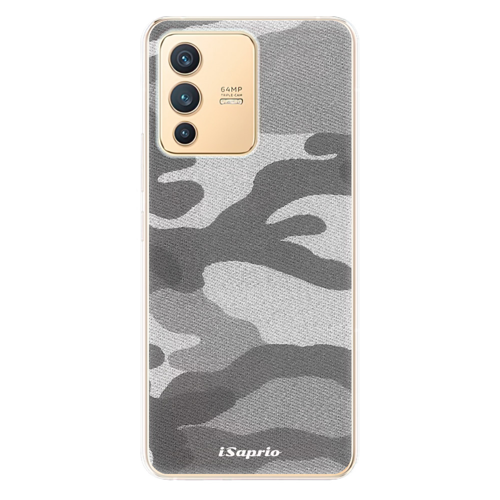 Odolné silikonové pouzdro iSaprio - Gray Camuflage 02 - Vivo V23 5G