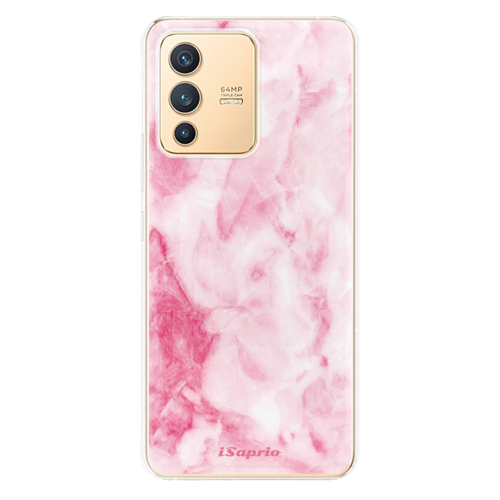 Odolné silikonové pouzdro iSaprio - RoseMarble 16 - Vivo V23 5G