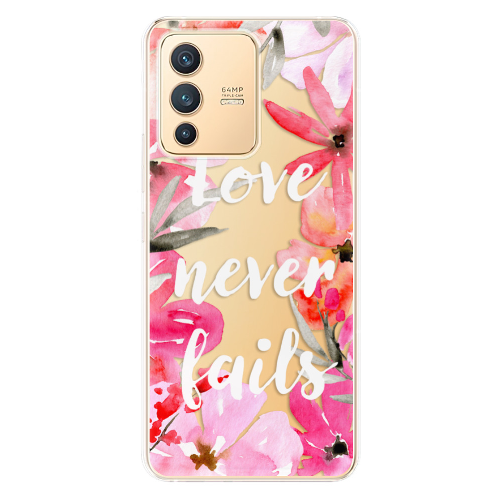 Odolné silikonové pouzdro iSaprio - Love Never Fails - Vivo V23 5G