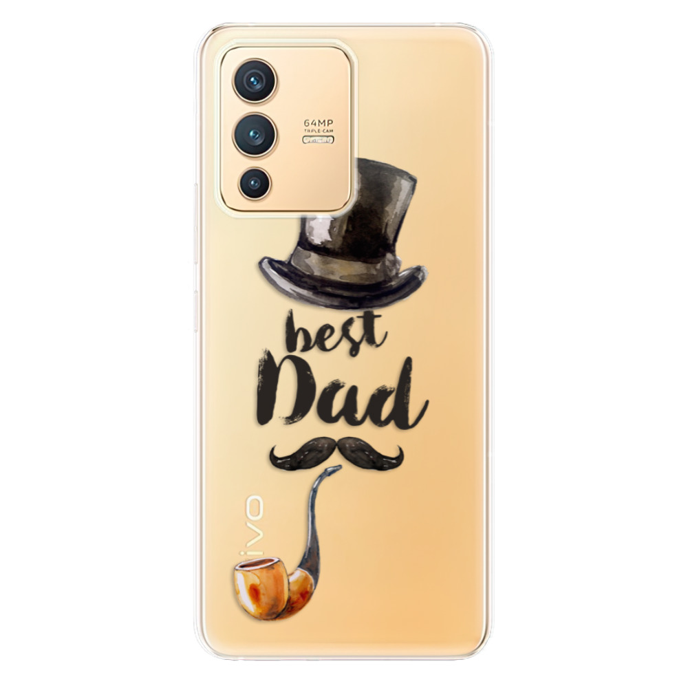 Odolné silikonové pouzdro iSaprio - Best Dad - Vivo V23 5G