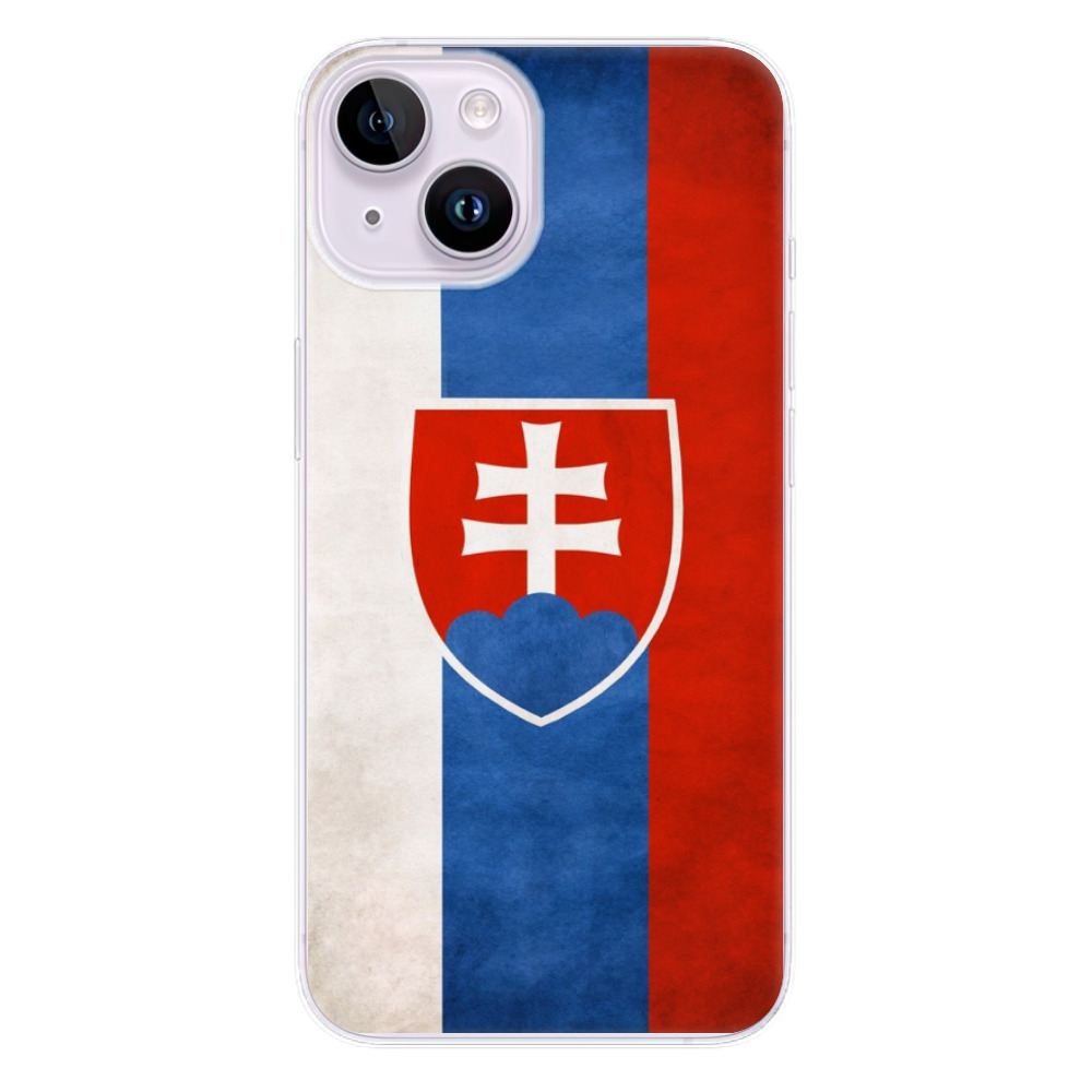 Odolné silikonové pouzdro iSaprio - Slovakia Flag - iPhone 14